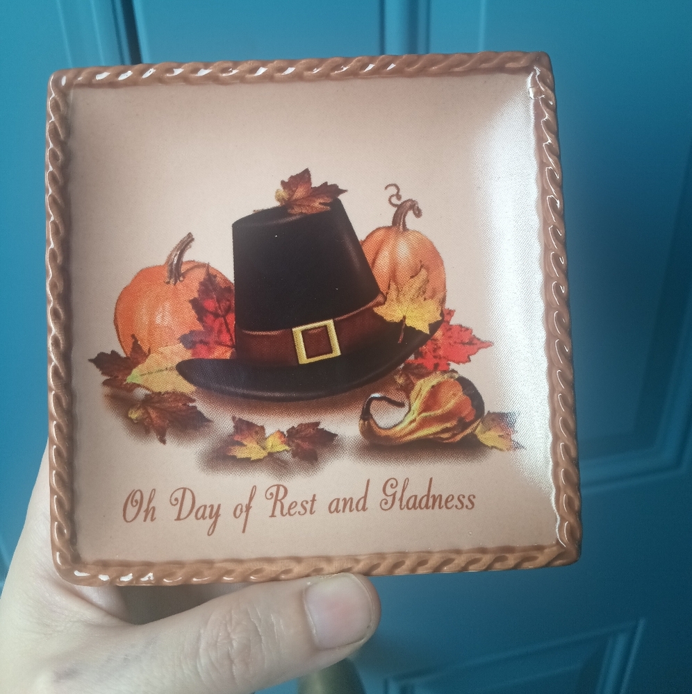 Thanksgiving Decorative Hanging Plaque - Picture 3 of 9